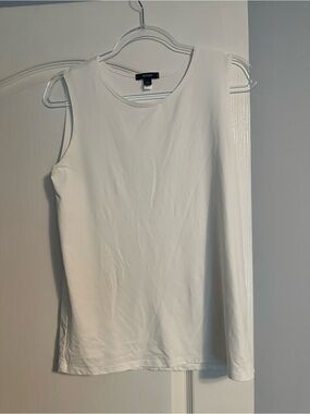 Alfani White Sleeveless Tank Top